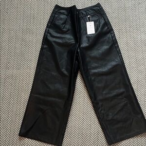 Amazon Essentials Black Wide Leg Pants